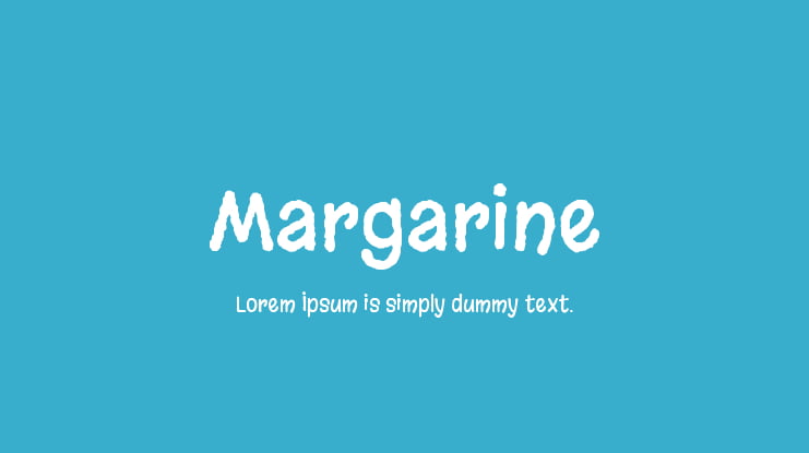 Margarine Font