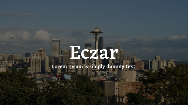 Eczar Font Family