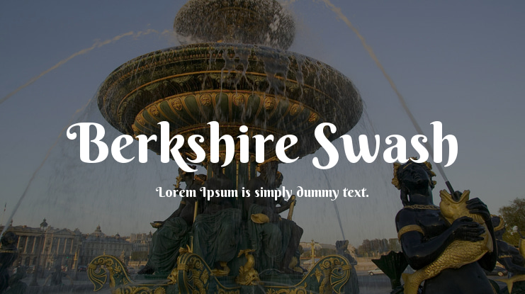 Berkshire Swash Font