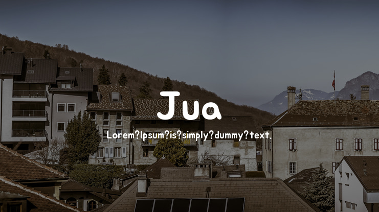 Jua Font