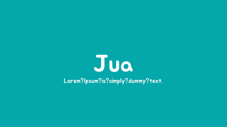 Jua Font