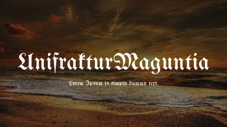 UnifrakturMaguntia Font
