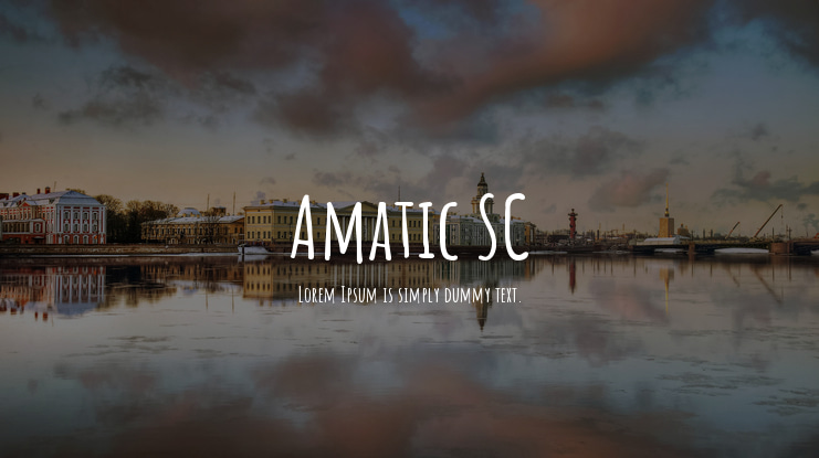 Amatic SC Font Family