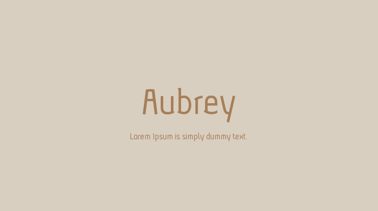 Aubrey Font