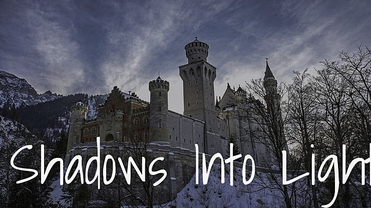 Shadows Into Light Font