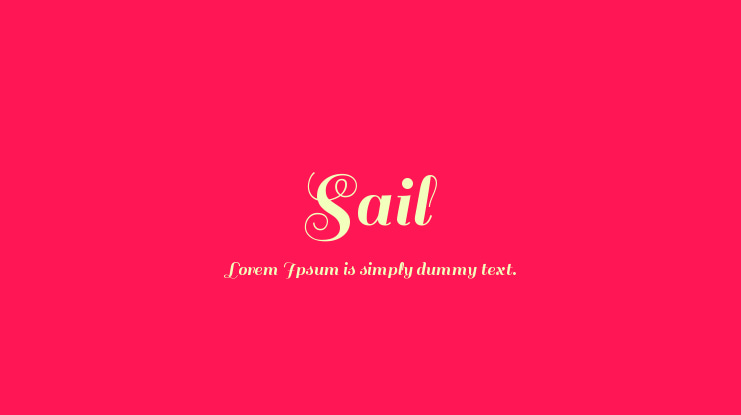 Sail Font