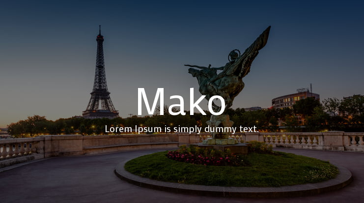 Mako Font