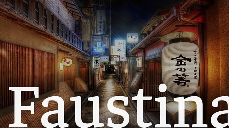 Faustina Font Family