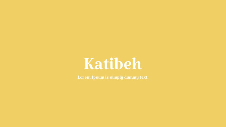 Katibeh Font