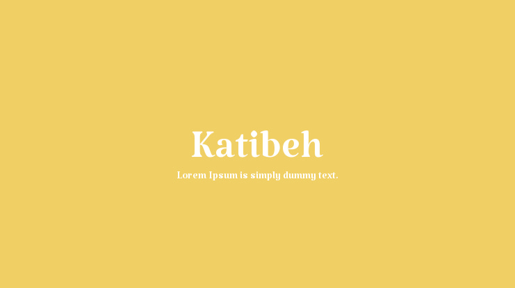 Katibeh Font