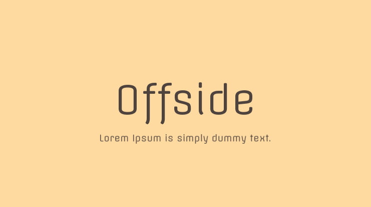 Offside Font Family