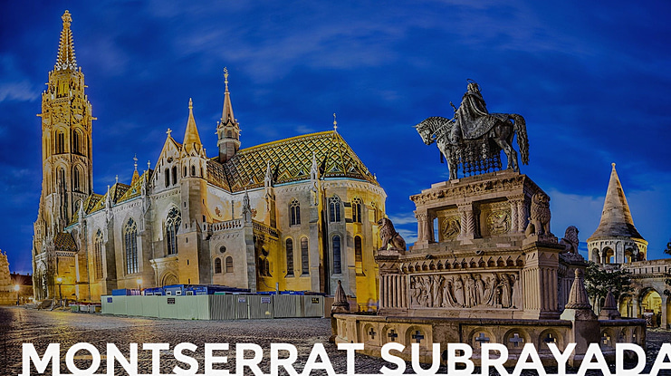 Montserrat Subrayada Font Family