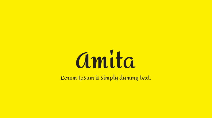 Amita Font Family