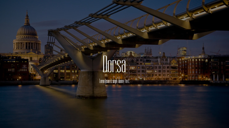 Dorsa Font