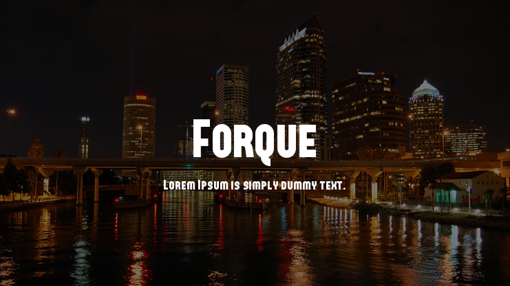 Forque Font