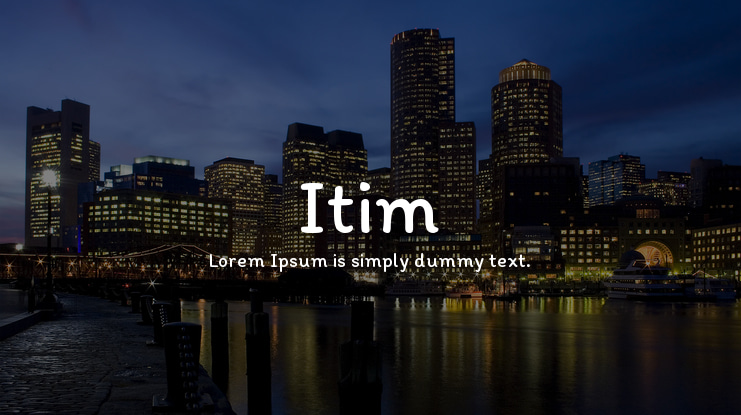 Itim Font