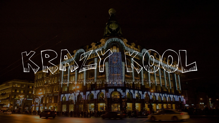 Krazy Kool Font