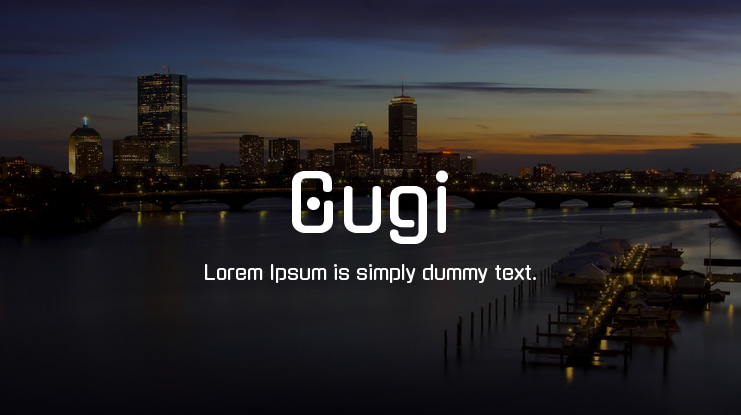Gugi Font