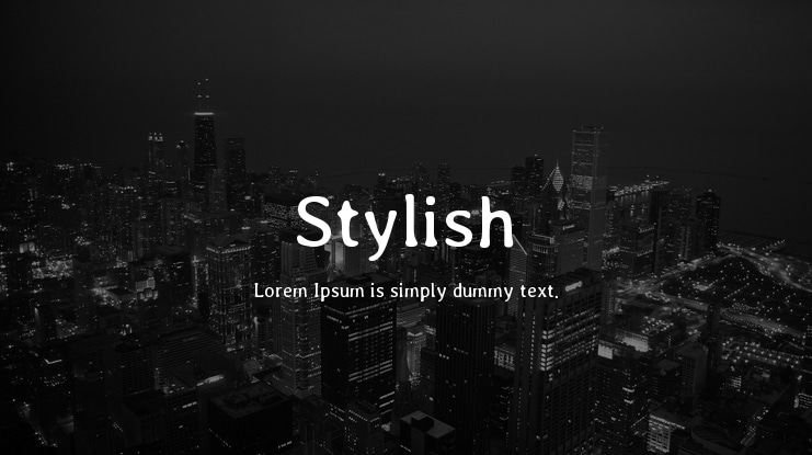 Stylish Font