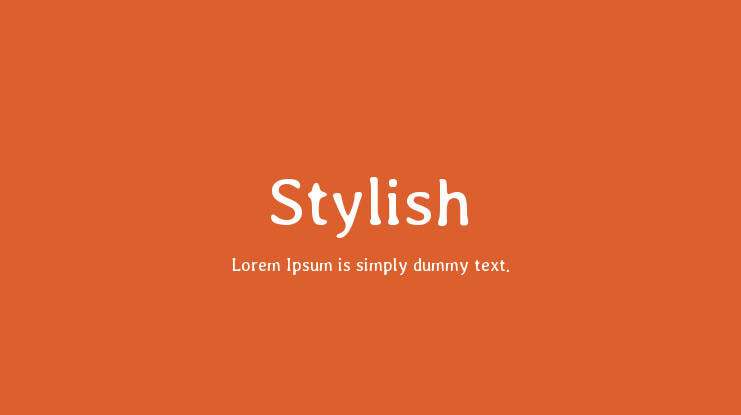 Stylish Font