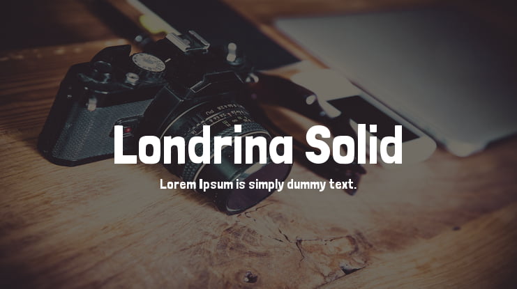 Londrina Solid Font Family