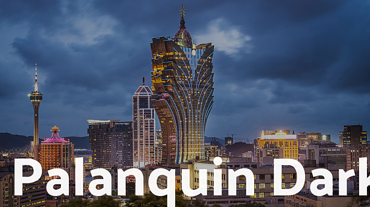 Palanquin Dark Font Family