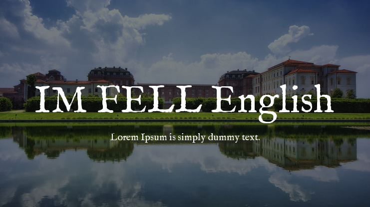IM FELL English Font Family