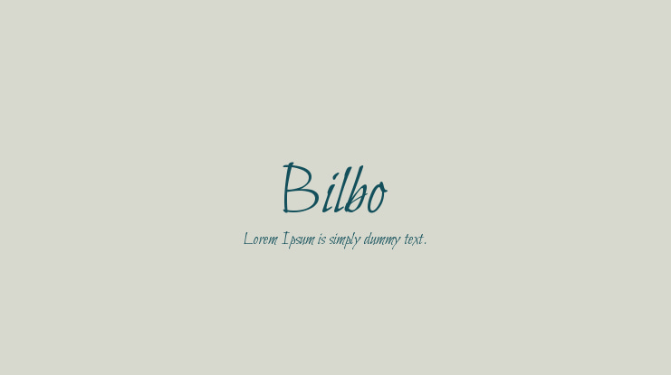Bilbo Font