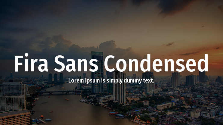 Fira Sans Condensed Font Family