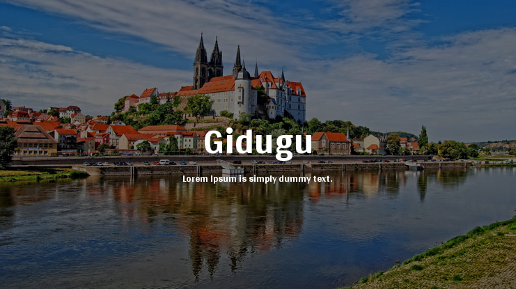 Gidugu Font