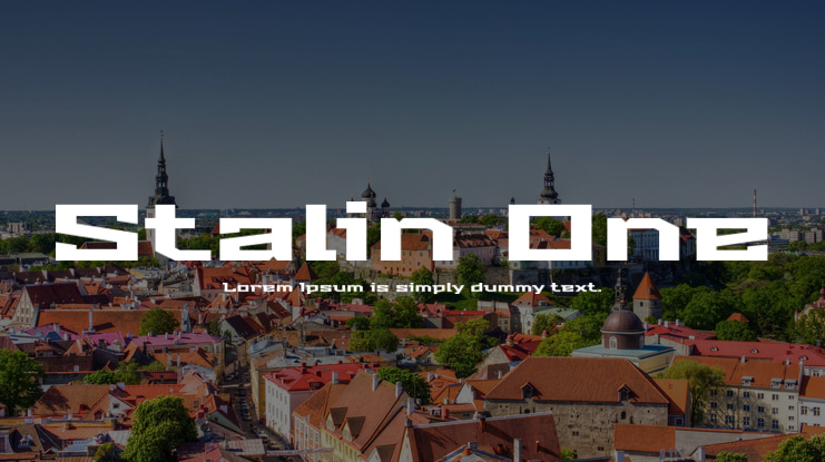 Stalin One Font
