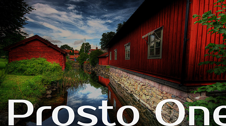 Prosto One Font
