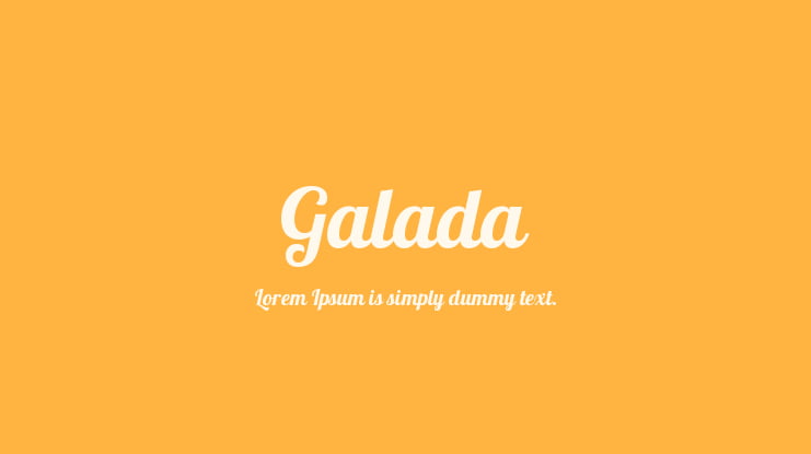 Galada Font