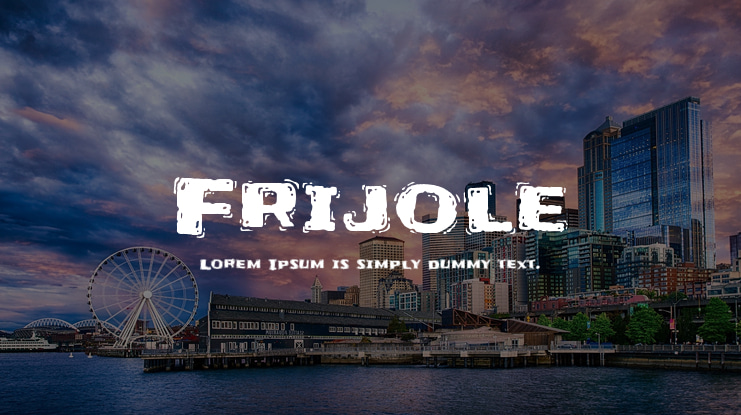 Frijole Font