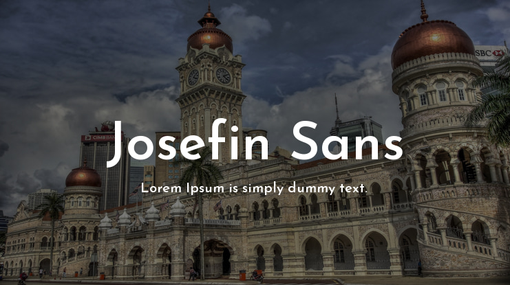 Josefin Sans Font Family