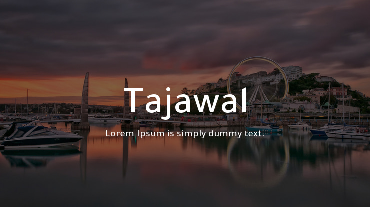 Tajawal Font Family