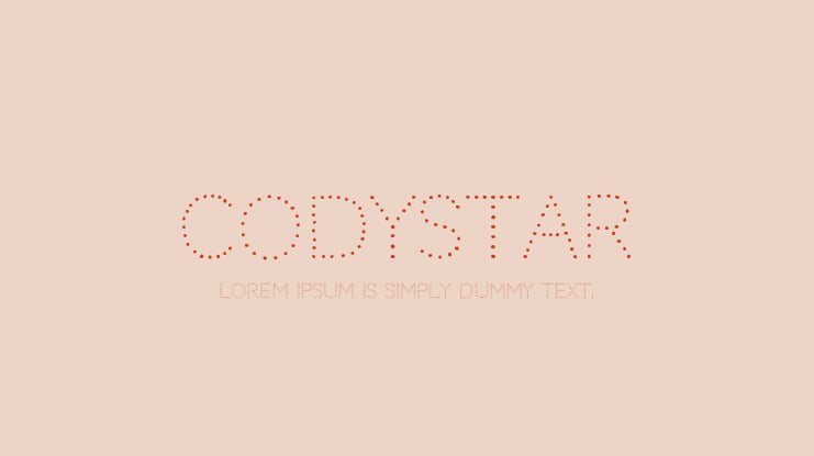 Codystar Font Family