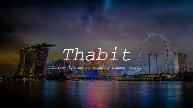 Thabit Font Family