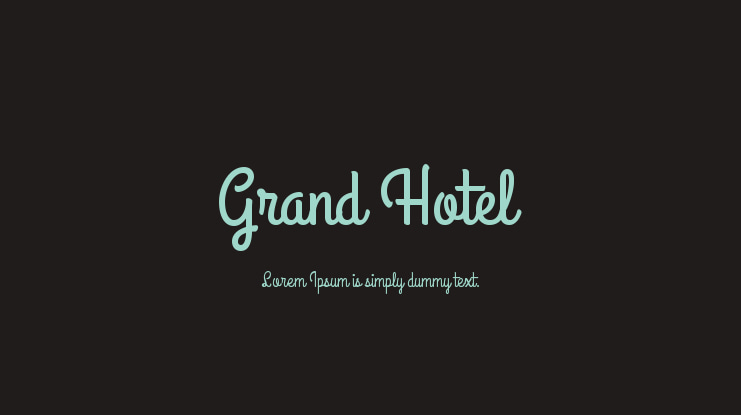 Grand Hotel Font