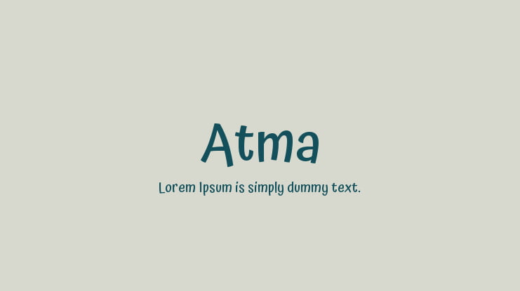 Atma Font Family