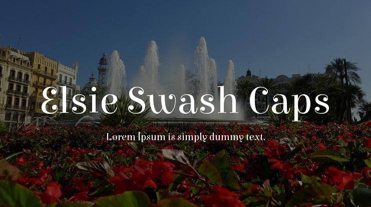 Elsie Swash Caps Font Family