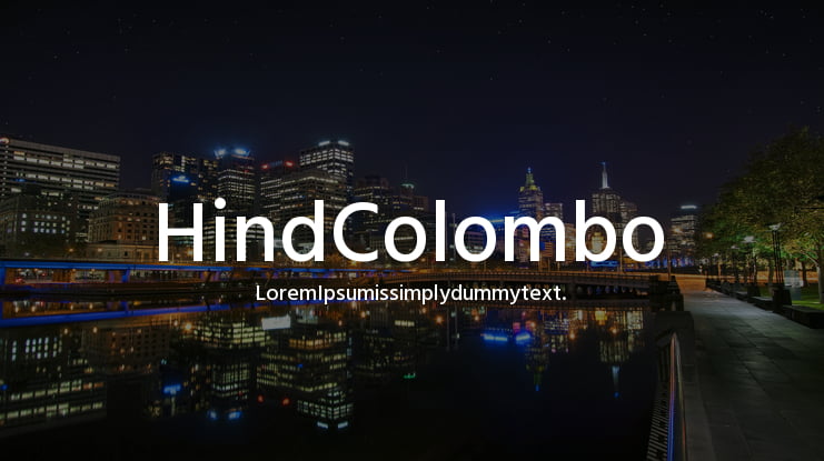Hind Colombo Font Family