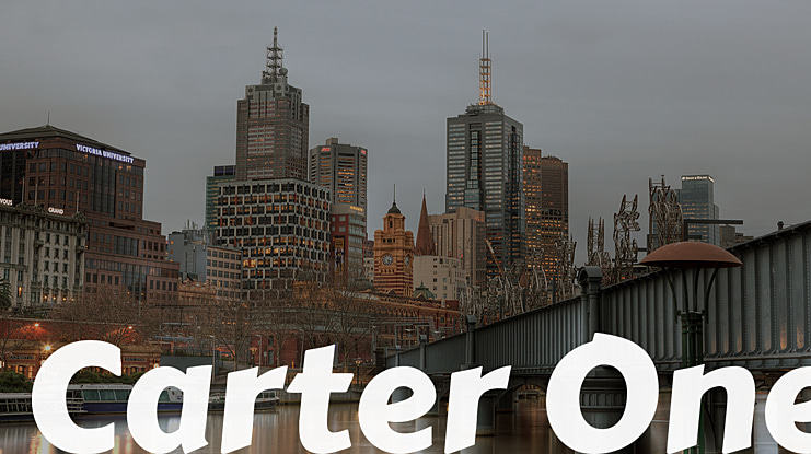 Carter One Font