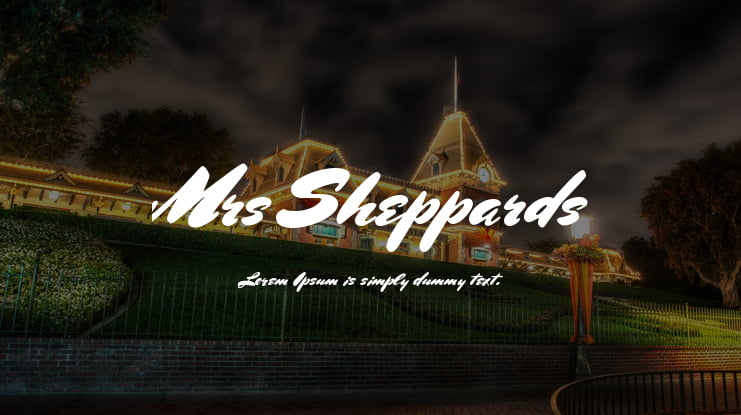 Mrs Sheppards Font