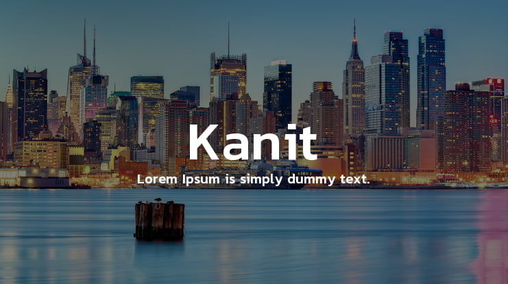 Kanit Font Family