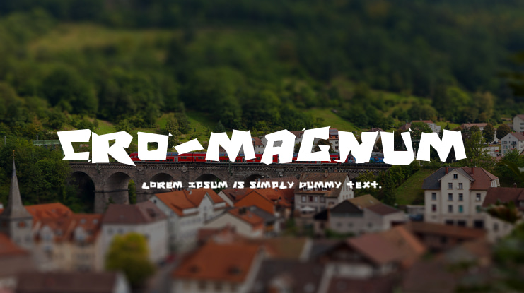 Cro-Magnum Font Family