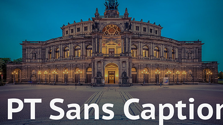 PT Sans Caption Font Family
