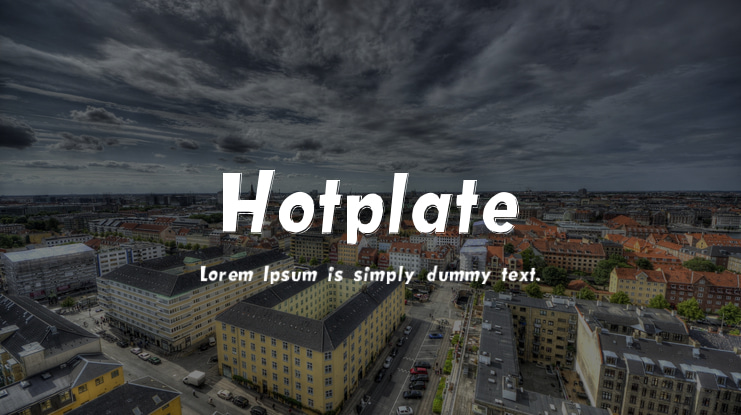 Hotplate Font