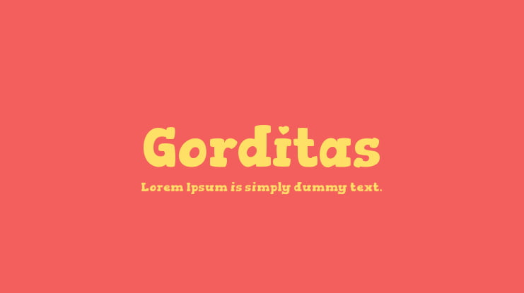 Gorditas Font Family