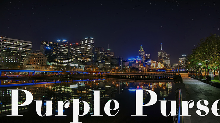 Purple Purse Font